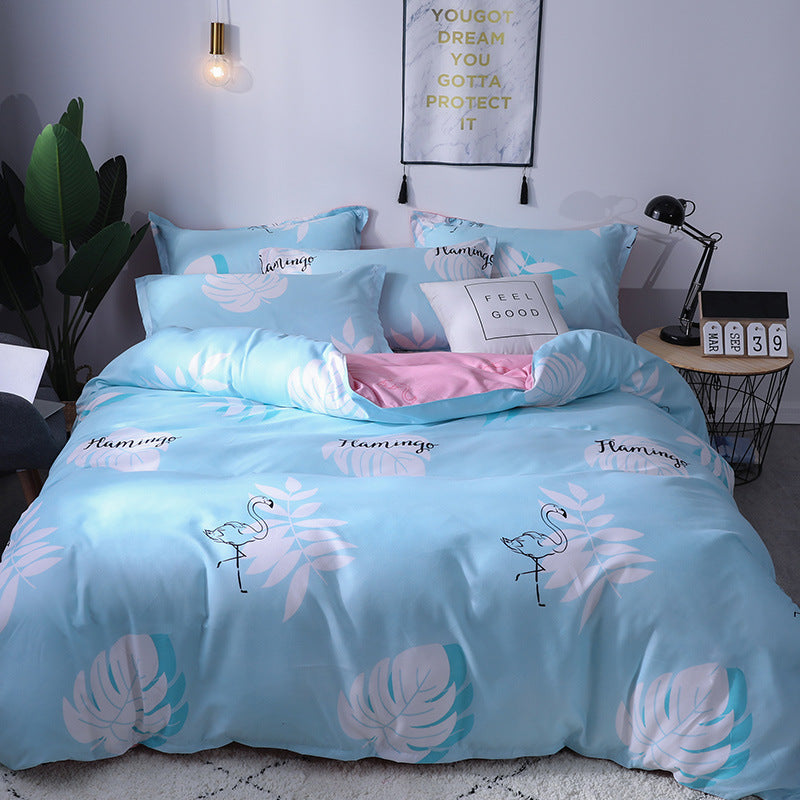 Four-piece cotton bedding with multiple specifications