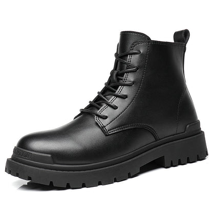 New Men's Casual Leather British Retro Martin Boots