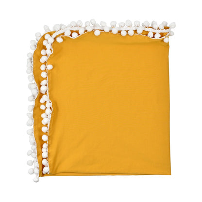 Baby Pure Cotton Padded Ball Edge Blanket Covering