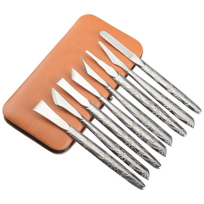 Dead skin stainless steel nail file and nail clippers