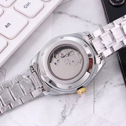 Men's Steel Band Mechanical Watch
