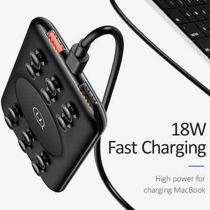 Fast Charge Suction Cup Wireless Charging Mobile 10000mAh