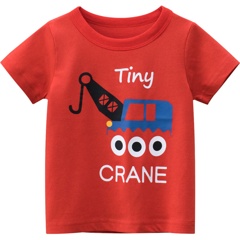 New Baby Clothes Trend Children's Short-sleeved T-shirt