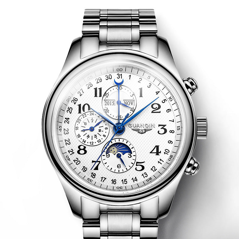 Men's Steel Strap Swiss Waterproof Wrist Watch