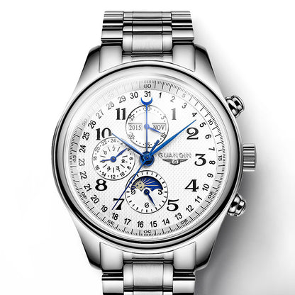 Men's Steel Strap Swiss Waterproof Wrist Watch