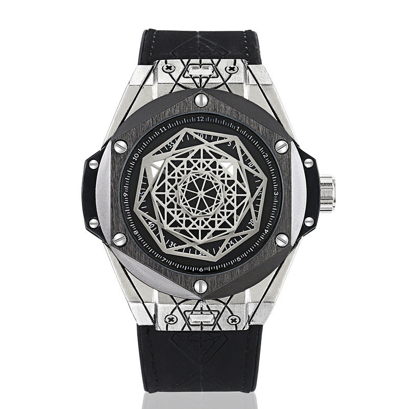 Silicone Male Student Waterproof Quartz Watch