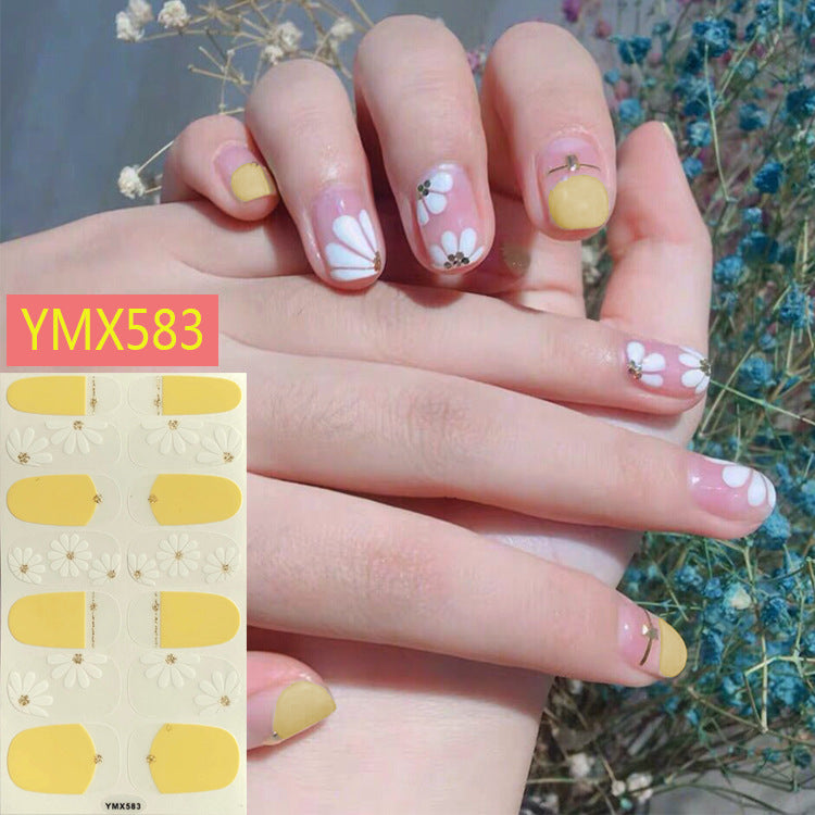 Net Red Nail Stickers Sports Style Trend Pepsi Logo