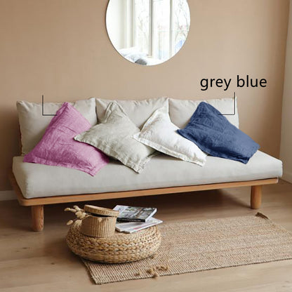 Linen Wide Side Pillowcase Simple Skin-Friendly Cotton