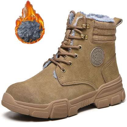Men's High Top Safety Shoes Anti Smash And Puncture