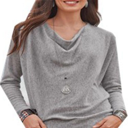 European And American Women's Top Long Sleeve T-shirt