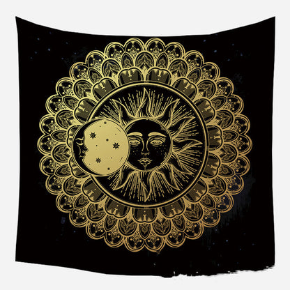 European medieval decorative hanging cloth