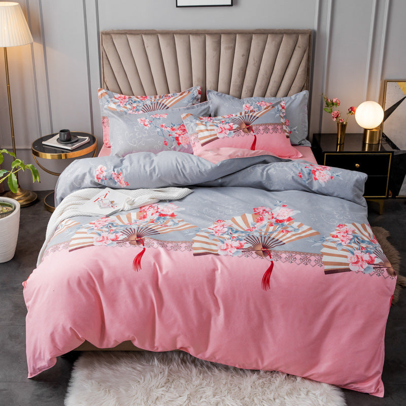 Four piece set of pure cotton wool