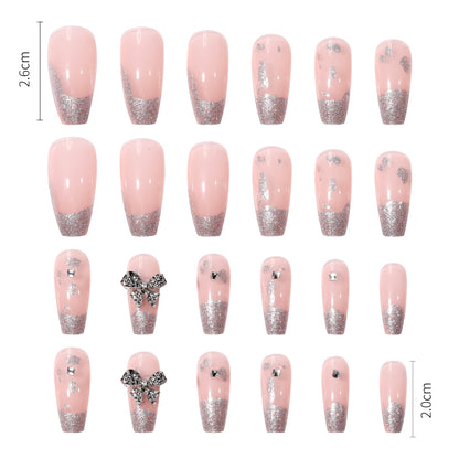 Fake Nail Patches Hand Wearing Art