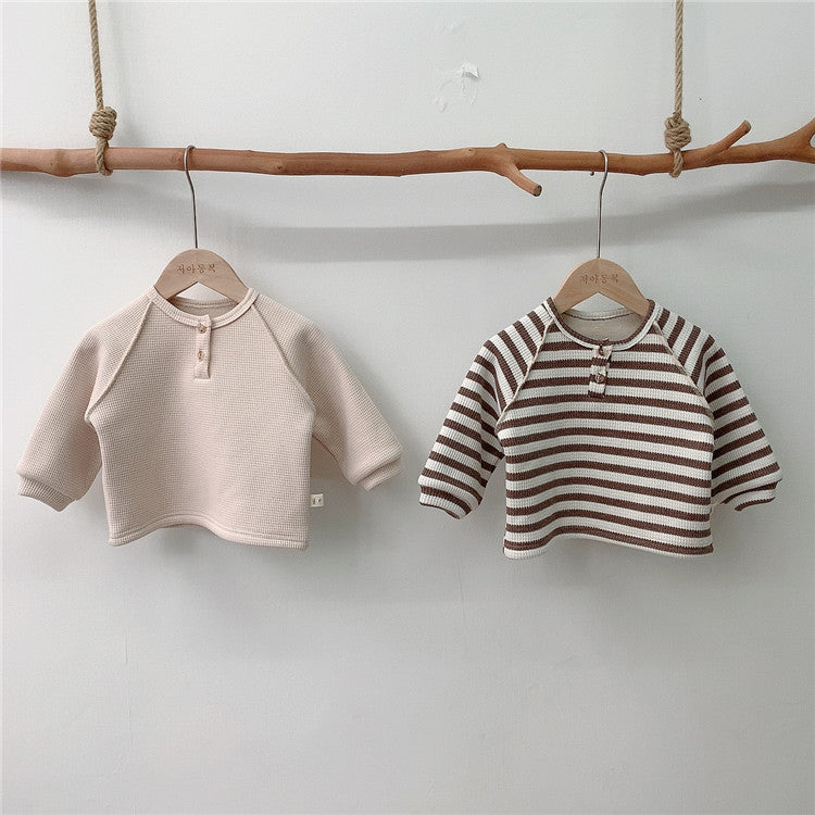 Autumn Children's Simple Casual All-match Knitted Sweater Top