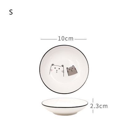 Nordic Tableware Set Bowl And Plate Combination Household Simple Ceramic