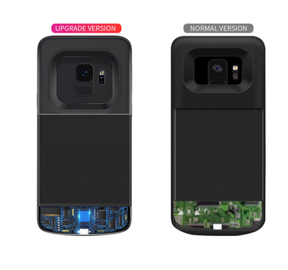 Back clip battery charging treasure s8s9 fast charge wireless large capacity mobile power phone case