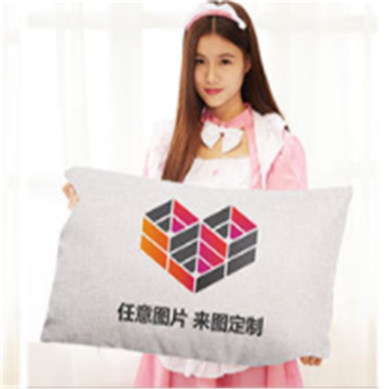 Thick cotton linen pillow