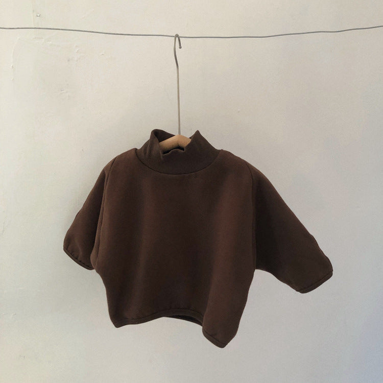New Children's Fleece Sweater Casual Top