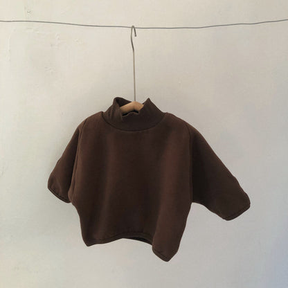 New Children's Fleece Sweater Casual Top