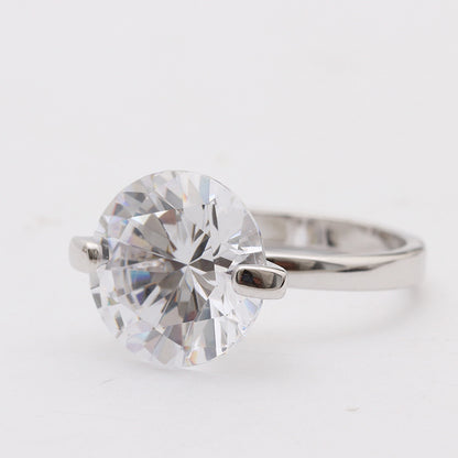 The Sun Cloud Classic Simulation Diamond Ring Woman An Accessory First Ornament And A Marriage Engagement Ring Female Mixed Wholesale