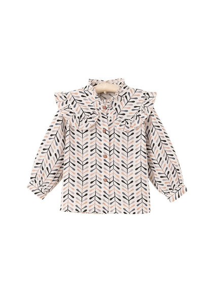 Girls foreign style baby shirt Korean shirt top