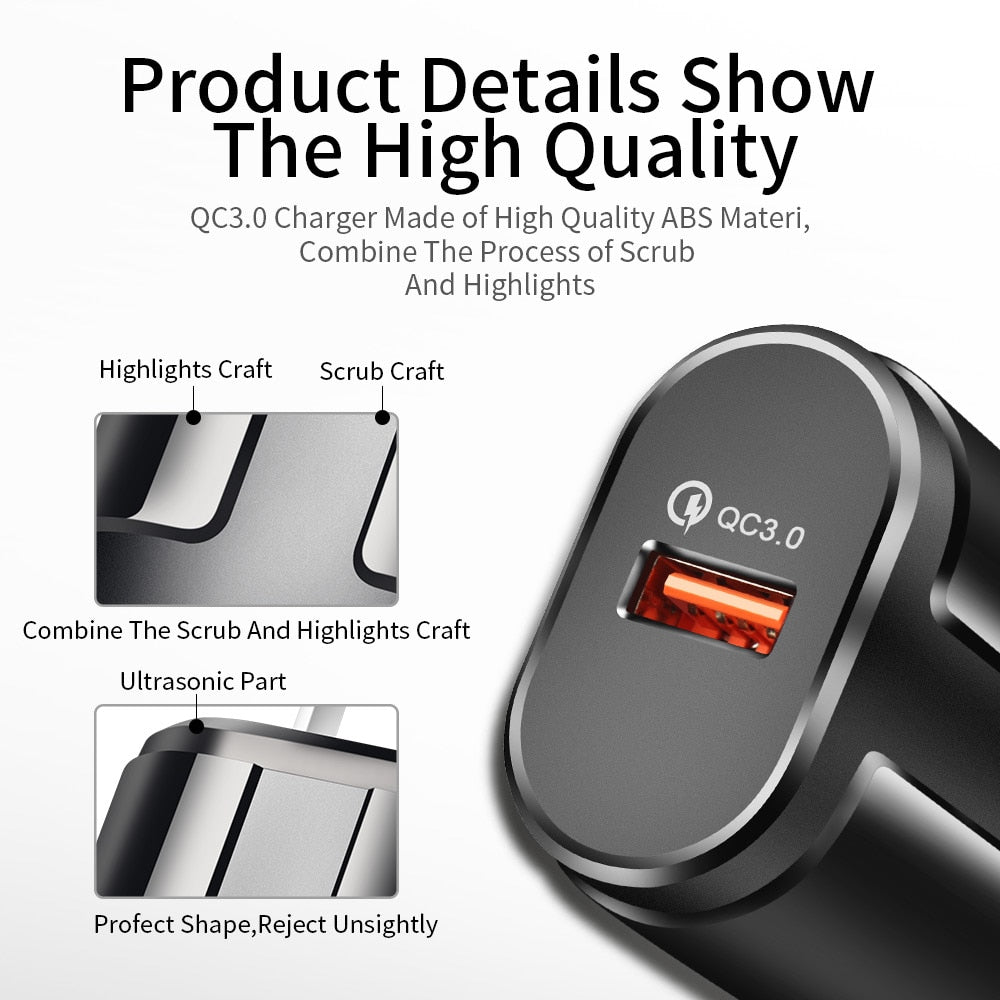 3A multifunctional fast charge charger