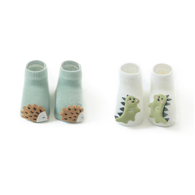 2 Pairs Of Baby Socks Spring And Summer Thin