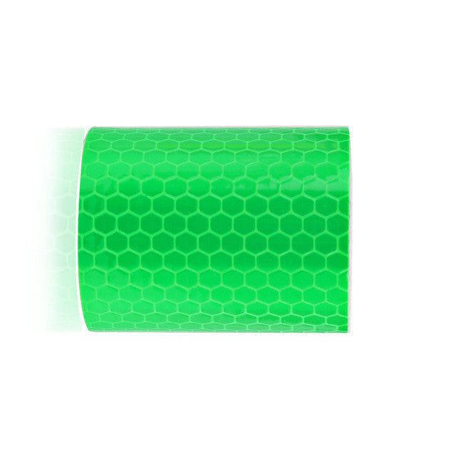 Adhesive crystal color grid reflective film