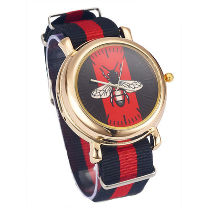 Cigarette Lighter Quartz Canvas Watch