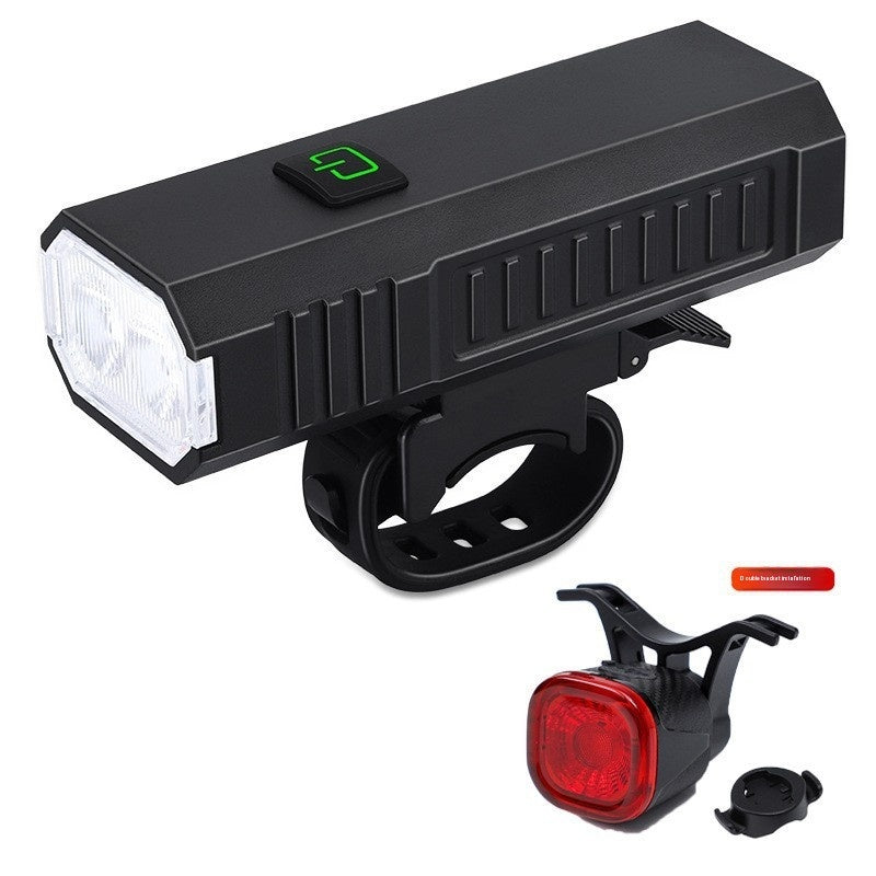 New Bicycle Headlight USB Rechargeable Cycling Light Suit