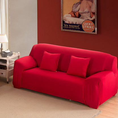 Household Minimalist Milk Silk Solid Color Sofa Cover