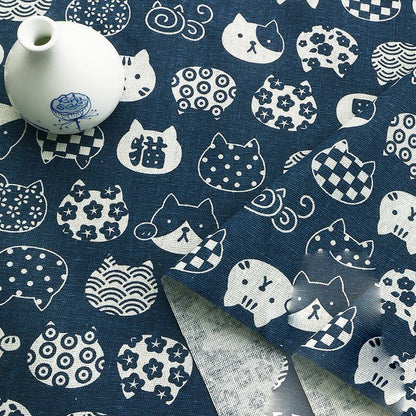Ins linen fabric tablecloth curtain flower cloth