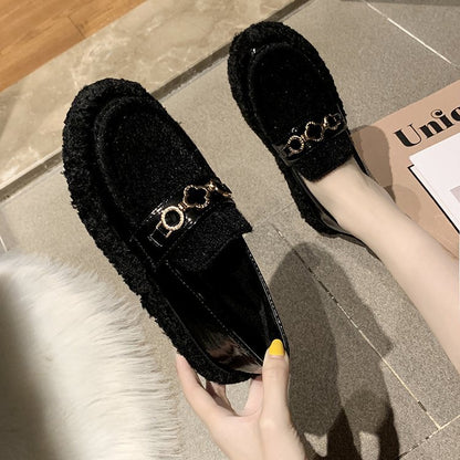 Trendy women's shoes leopard print single shoes