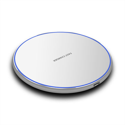 FDGAO/metal QI Wireless Charger 10W Ultra-thin Wireless Charger Suitable For Cross-border QI Mobile Phone Products