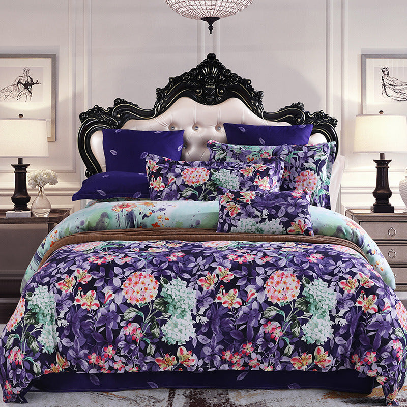 Four-piece cotton bedding with multiple specifications