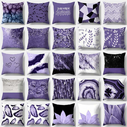 Modern Minimalist Creative Fabric Colorful Geometric Pillowcase
