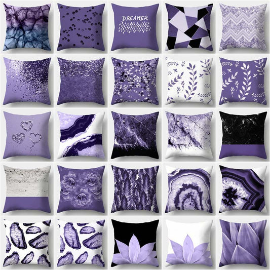 Modern Minimalist Creative Fabric Colorful Geometric Pillowcase