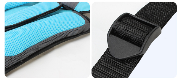 Non-safety seat increased cushion portable car safety seat cushion