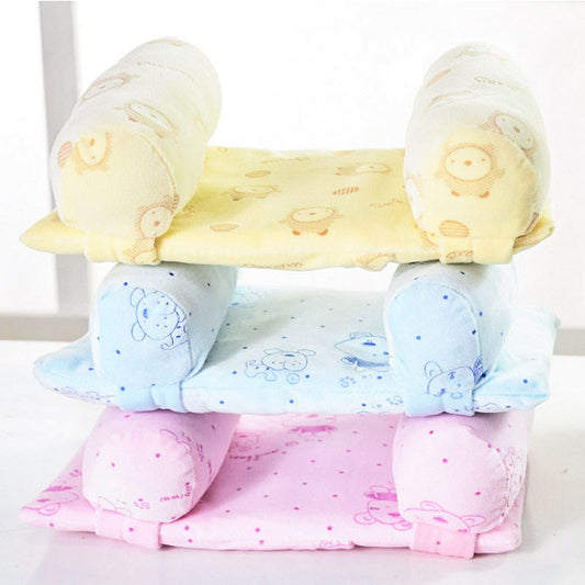 Correct the baby's crooked neck shaped pillow