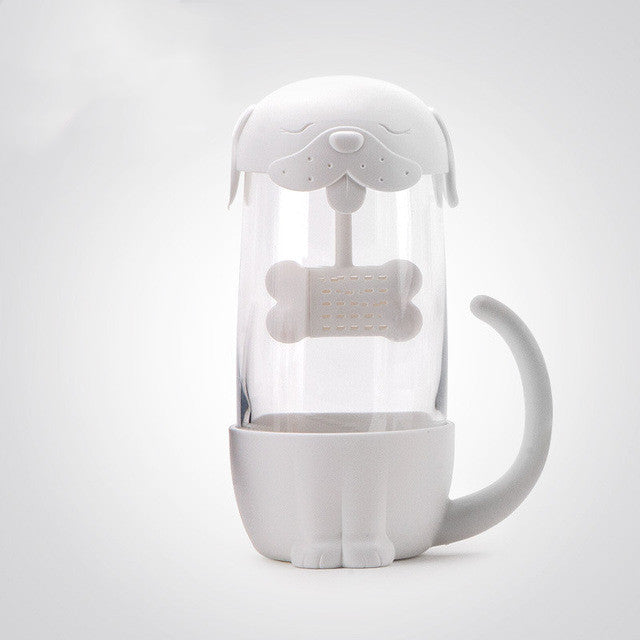 Cute Office Cat Tea Separate Water Cup