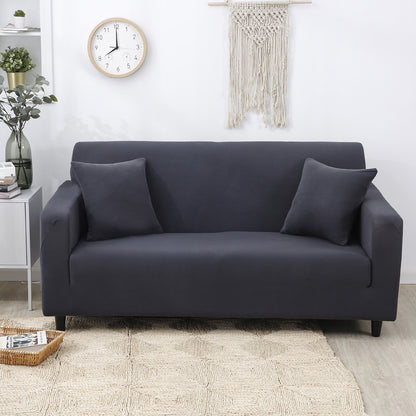 Household Minimalist Milk Silk Solid Color Sofa Cover