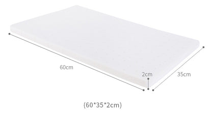 Natural latex pillow heightening pad