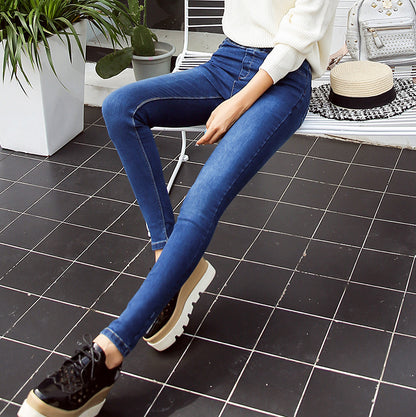 2021 autumn classic washed jeans, small jeans, ladies pants wholesale manufacturers