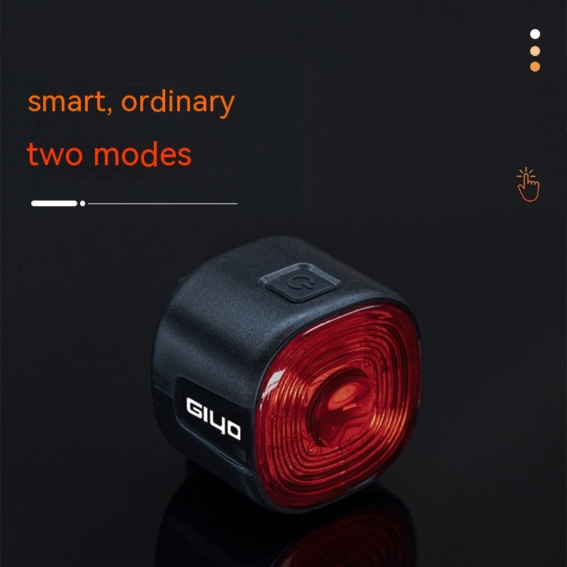 Intelligent Induction Brake Taillight Road Mountain Bike Warning Safety Light