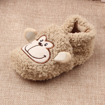 Sales of new autumn and winter coral velvet baby shoes, baby shoes wholesale 0118