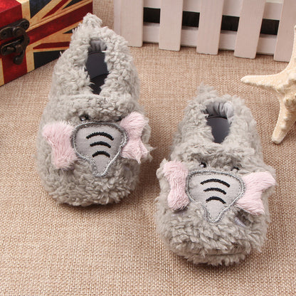 Sales of new autumn and winter coral velvet baby shoes, baby shoes wholesale 0118