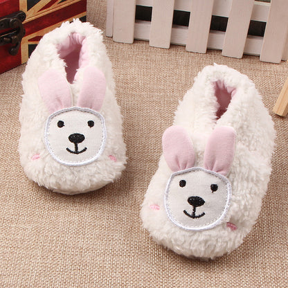 Sales of new autumn and winter coral velvet baby shoes, baby shoes wholesale 0118