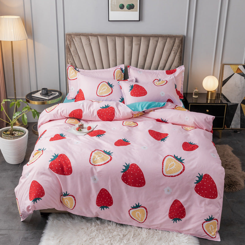 Four piece set of pure cotton wool