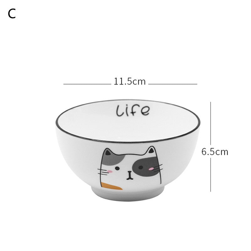 Nordic Tableware Set Bowl And Plate Combination Household Simple Ceramic
