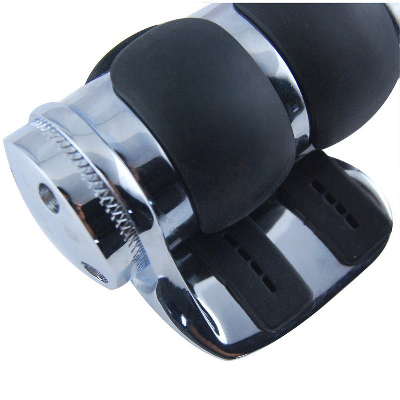 Metal handle grip with labor-saving cruise button